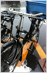 折りたたみ自転車の二次会景品の画像