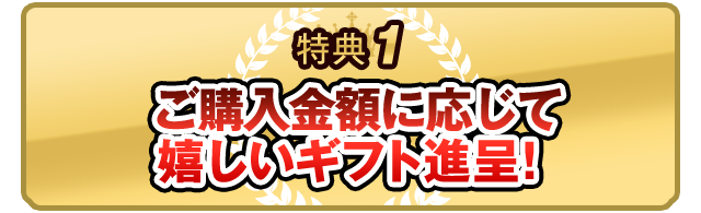 ご購入金額で嬉しいギフトをご用意しております