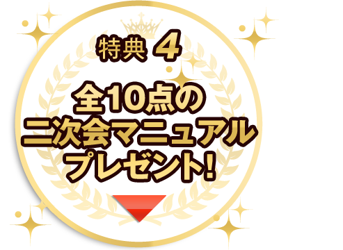 二次会マニュアルで幹事様も安心です。